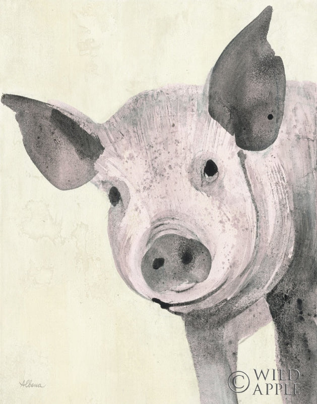 Reproduction of Oink Pink Crop by Albena Hristova - Wall Decor Art