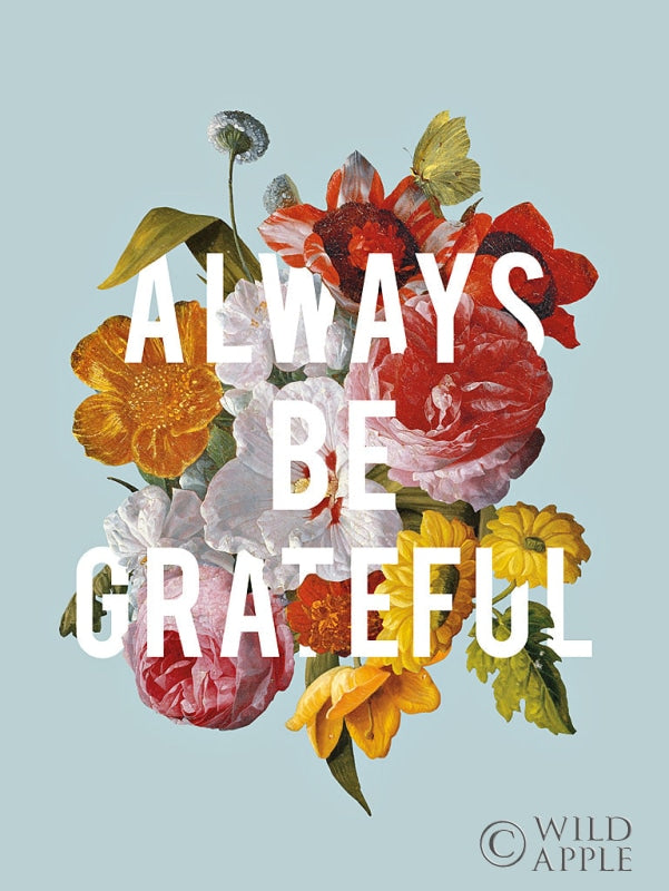 Reproduction of Floral Sentiment I by Wild Apple Portfolio - Wall Decor Art