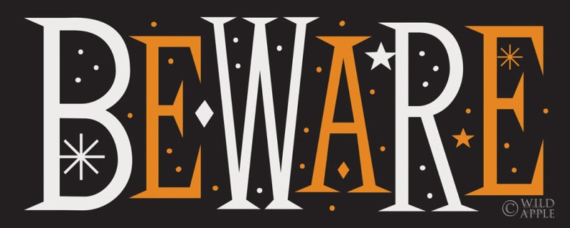 Reproduction of Festive Fright Beware by Michael Mullan - Wall Decor Art