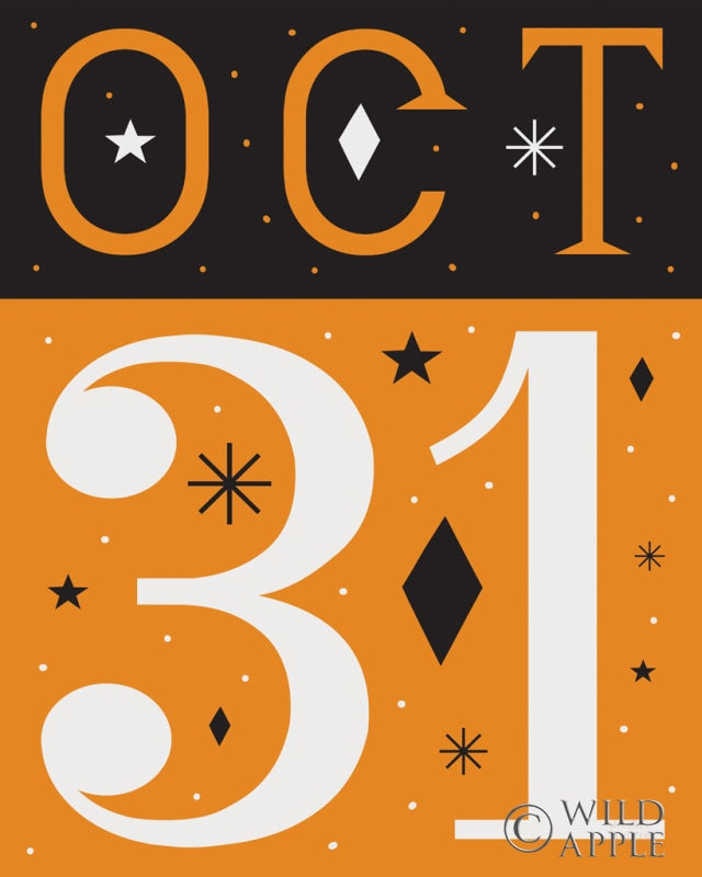 Reproduction of Festive Fright October 31 I by Michael Mullan - Wall Decor Art