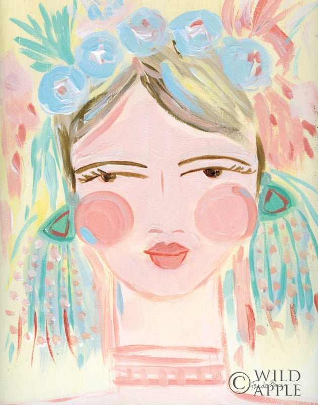 Reproduction of Fresh Face I Crop by Farida Zaman - Wall Decor Art