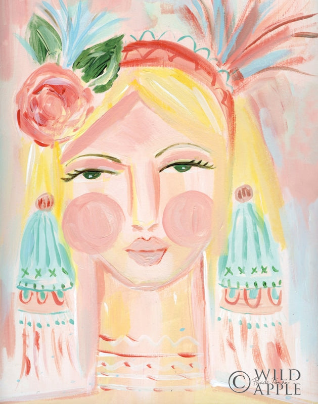 Reproduction of Fresh Face II Crop by Farida Zaman - Wall Decor Art