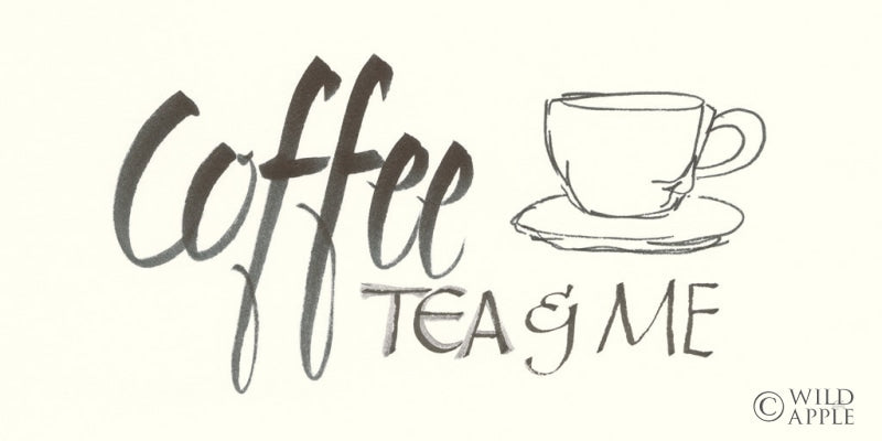 Reproduction of Coffee Sayings II by Chris Paschke - Wall Decor Art