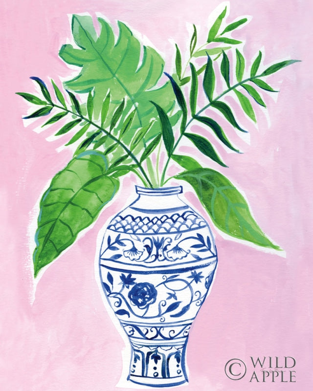 Reproduction of Elegant Chinoiserie I Crop by Farida Zaman - Wall Decor Art