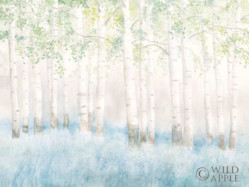 Reproduction of Soft Birches by James Wiens - Wall Decor Art