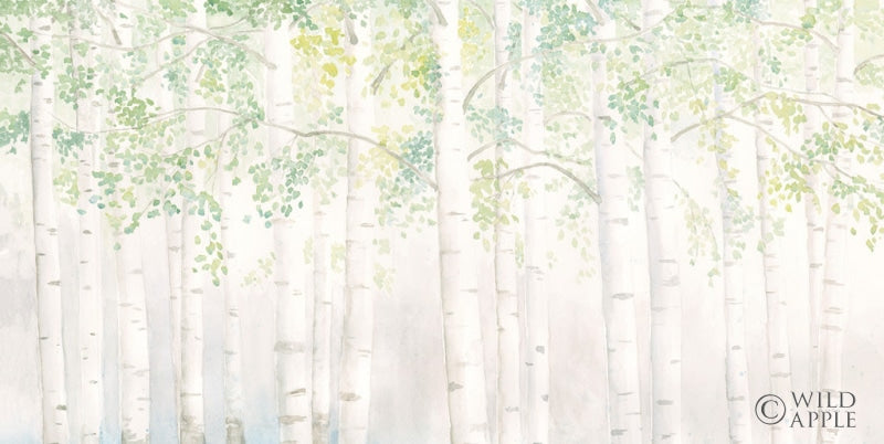 Reproduction of Soft Birches Crop by James Wiens - Wall Decor Art