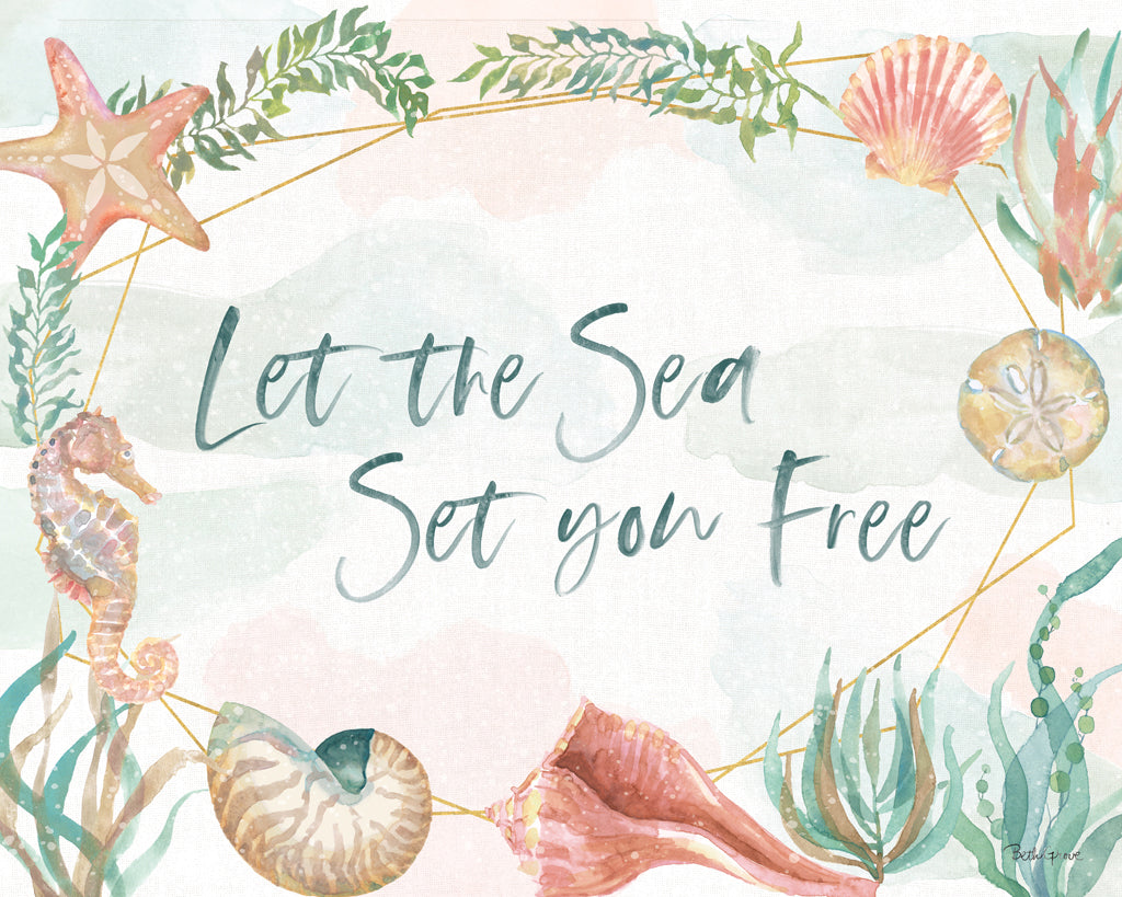 Reproduction of Watercolor Coast I v2 by Beth Grove - Wall Decor Art