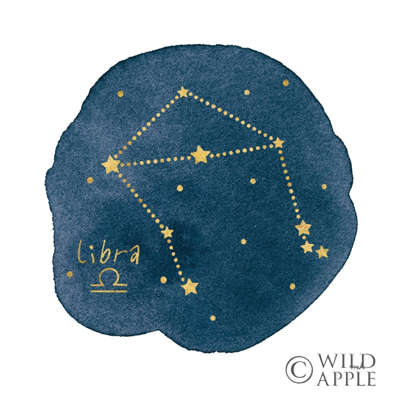 Reproduction of Horoscope Libra by Moira Hershey - Wall Decor Art