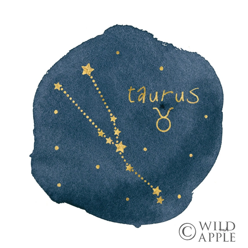 Reproduction of Horoscope Taurus by Moira Hershey - Wall Decor Art