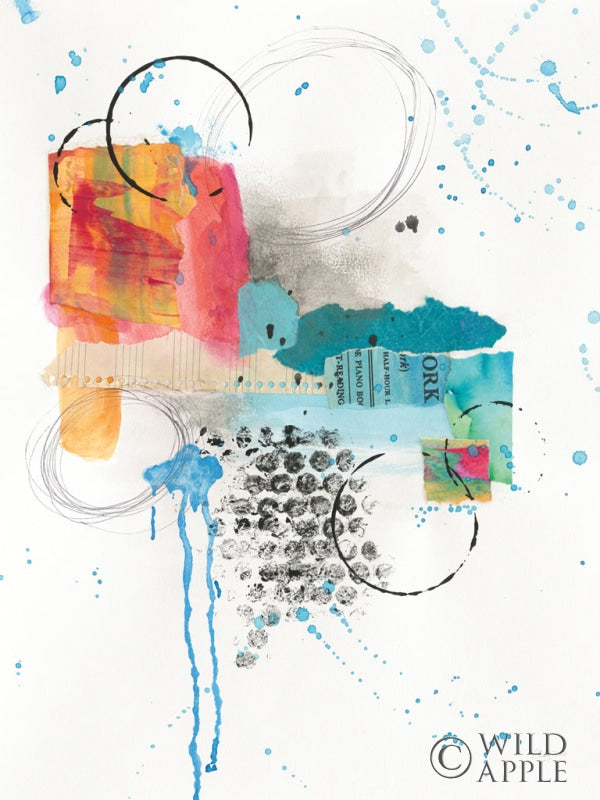 Reproduction of Abstract Skyline I Crop by Courtney Prahl - Wall Decor Art