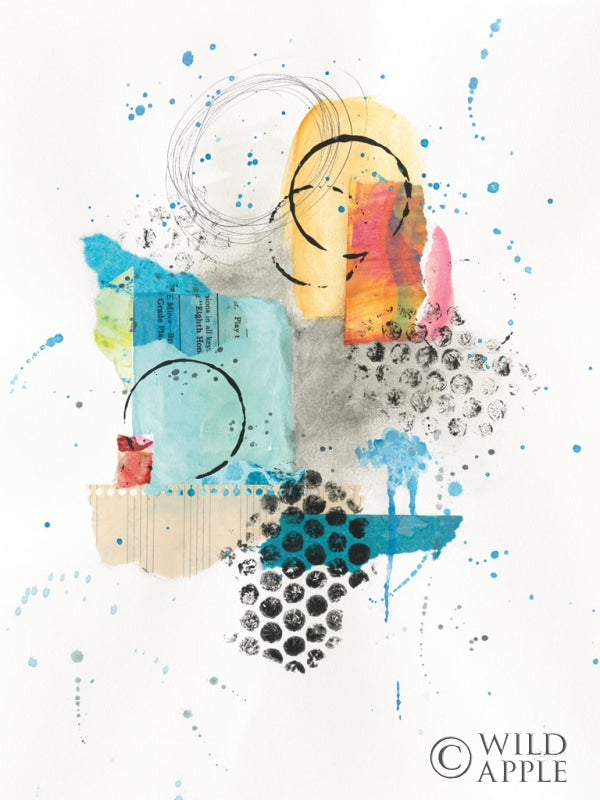 Reproduction of Abstract Skyline II Crop by Courtney Prahl - Wall Decor Art