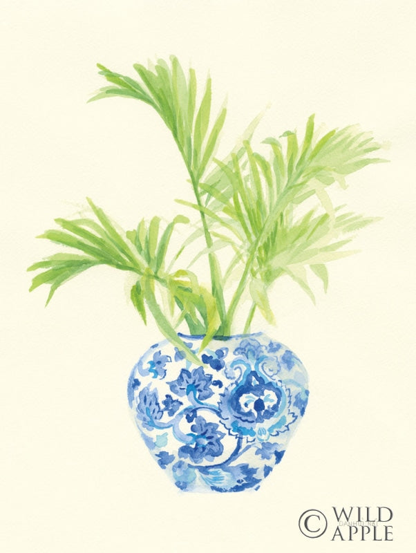 Reproduction of Palm Chinoiserie II by Danhui Nai - Wall Decor Art