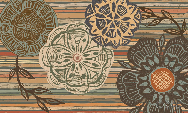 Reproduction of Woodcut Nature II by Daphne Brissonnet - Wall Decor Art