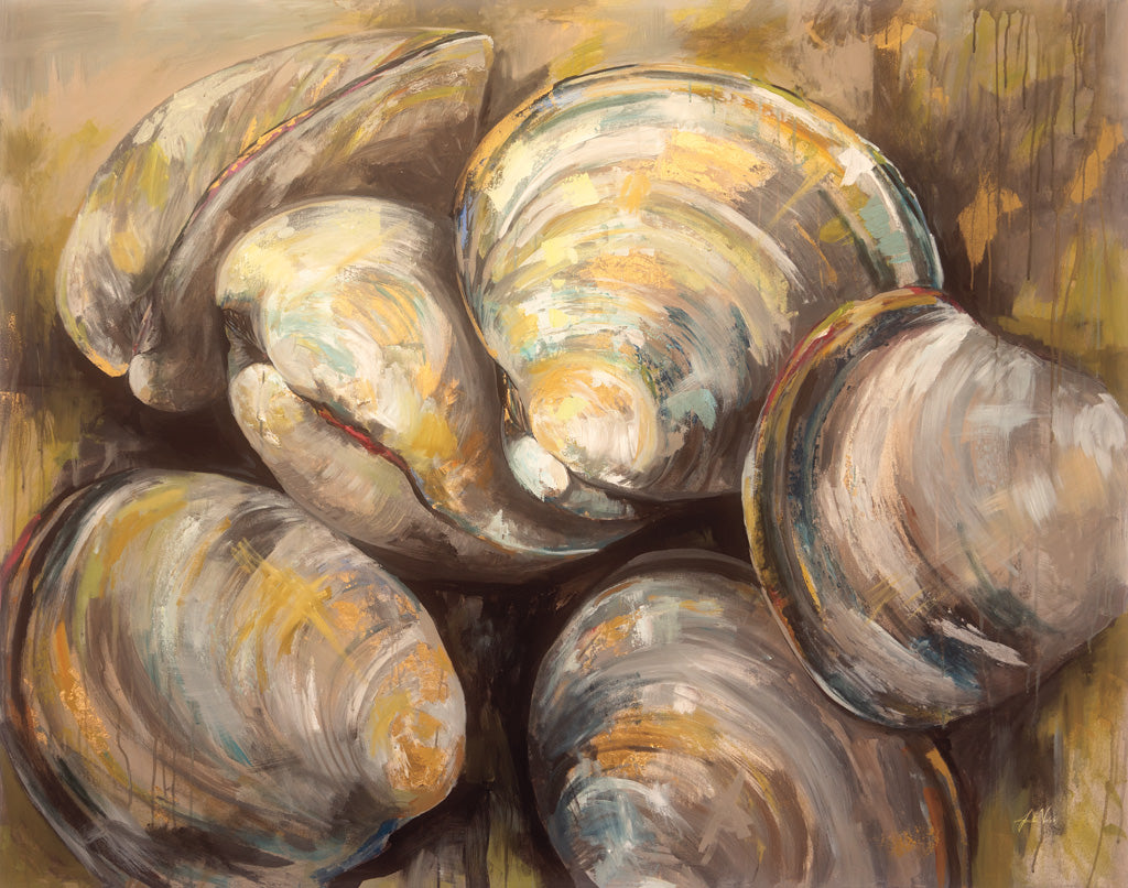 Reproduction of The Gang of Quahogs by Jeanette Vertentes - Wall Decor Art