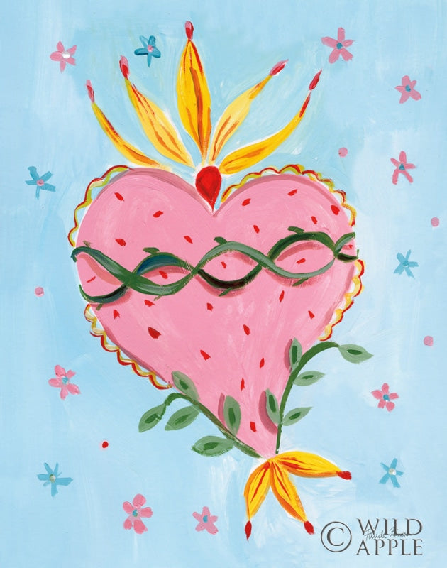 Reproduction of Fridas Heart IV by Farida Zaman - Wall Decor Art