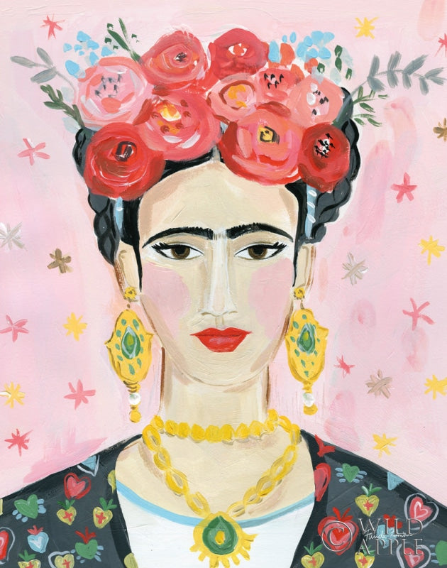 Reproduction of Homage to Frida by Farida Zaman - Wall Decor Art