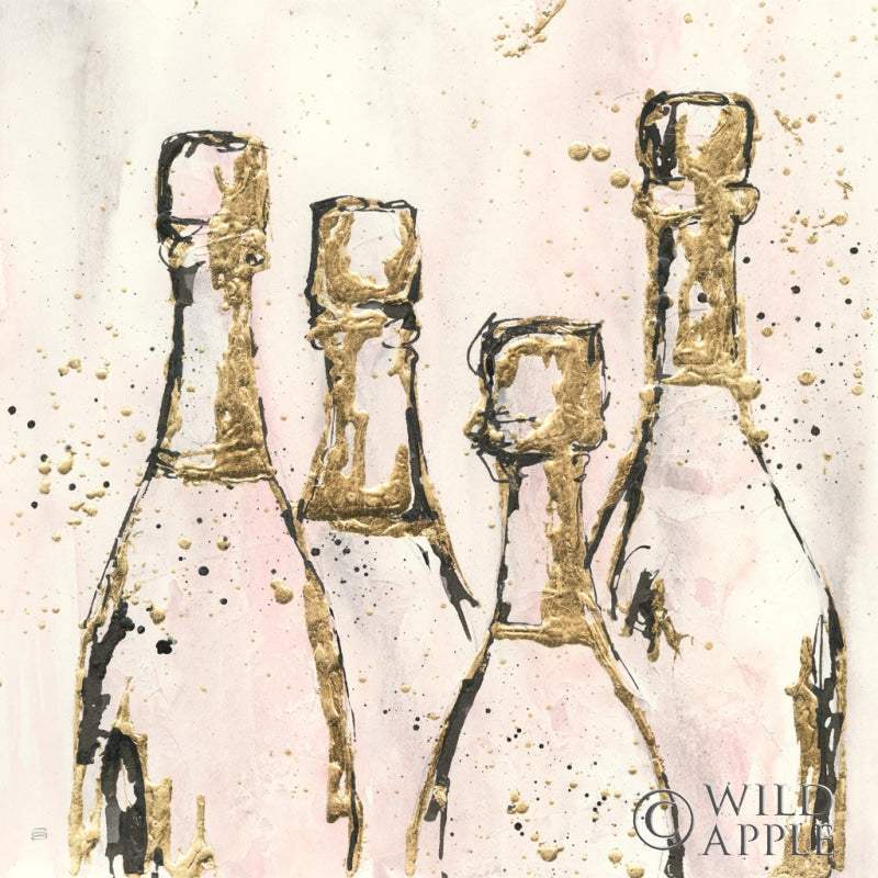 Reproduction of Champagne is Grand I by Chris Paschke - Wall Decor Art
