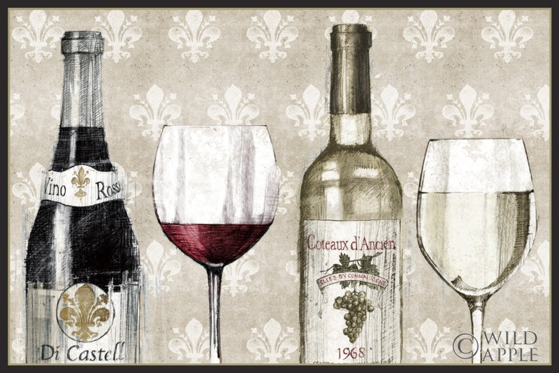 Reproduction of Pencil Wine III by Avery Tillmon - Wall Decor Art
