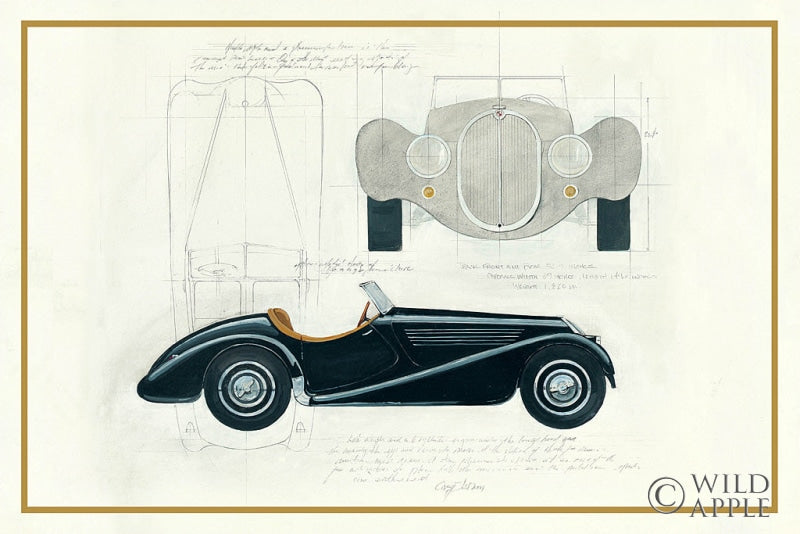 Reproduction of Roadster I v2 by Avery Tillmon - Wall Decor Art