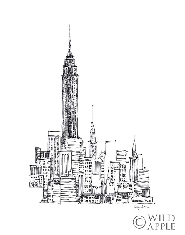 Reproduction of Empire State no Border by Avery Tillmon - Wall Decor Art