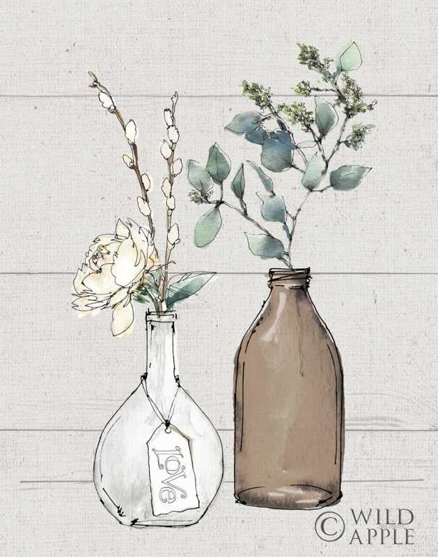 Reproduction of Modern Farmhouse III Shiplap by Anne Tavoletti - Wall Decor Art