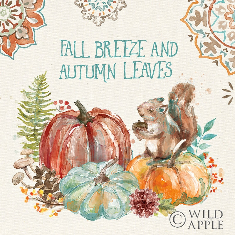 Reproduction of Autumn Friends IV by Mary Urban - Wall Decor Art