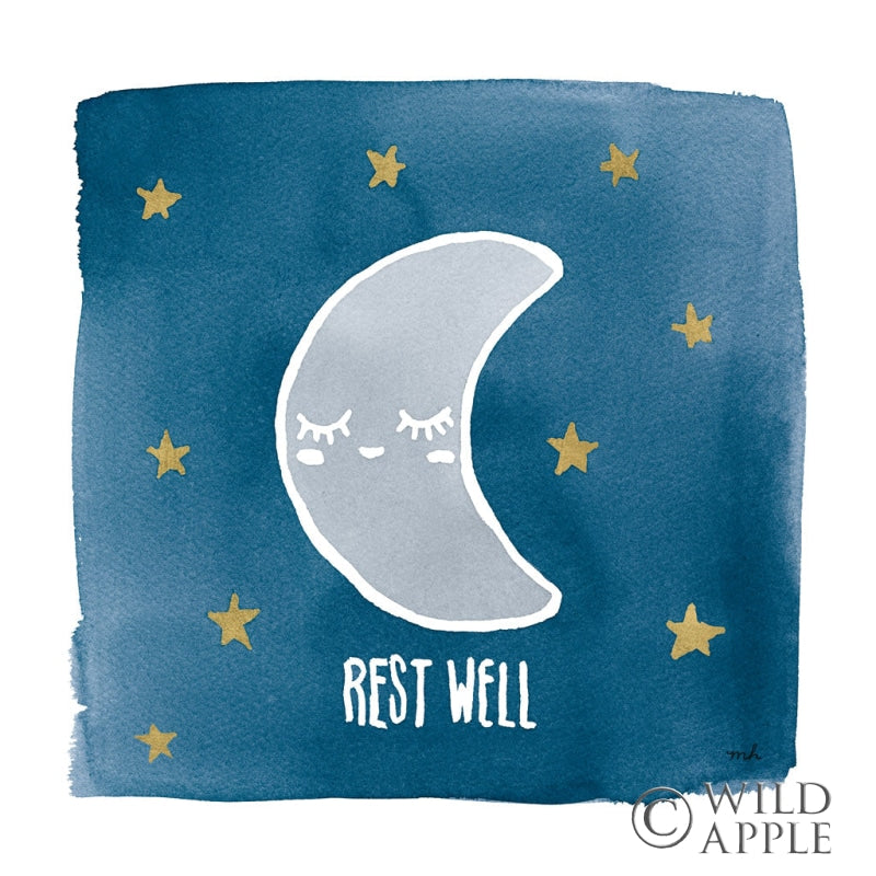 Reproduction of Night Sky Rest Well by Moira Hershey - Wall Decor Art