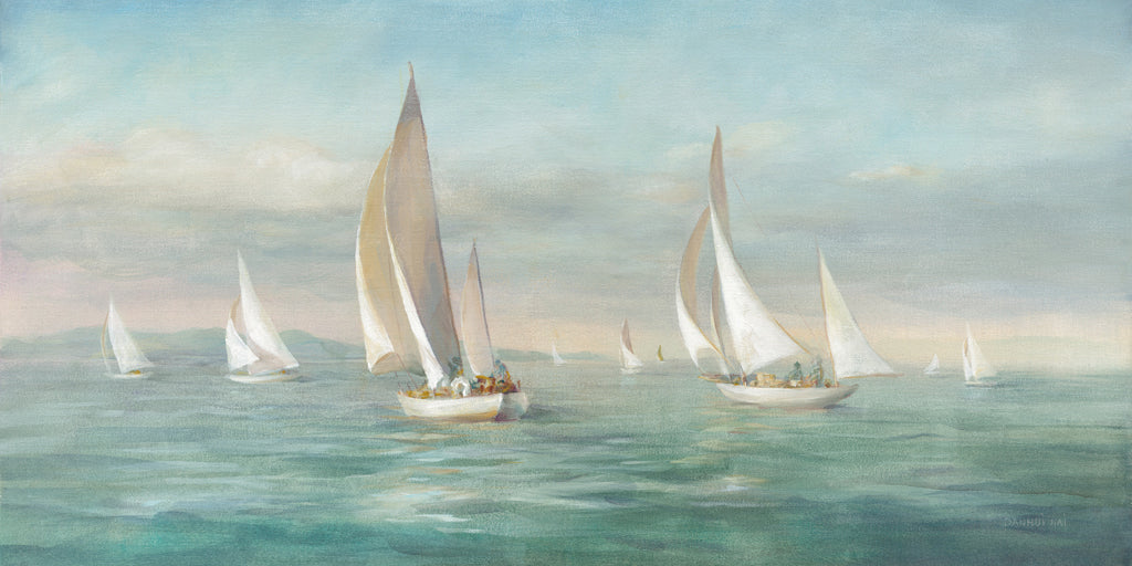 Reproduction of Weekend Sail by Danhui Nai - Wall Decor Art