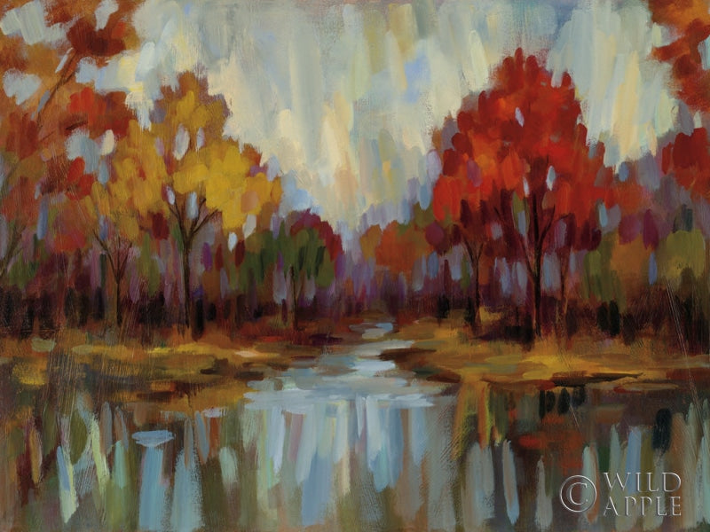 Reproduction of Fall Aquarelle Crop by Silvia Vassileva - Wall Decor Art