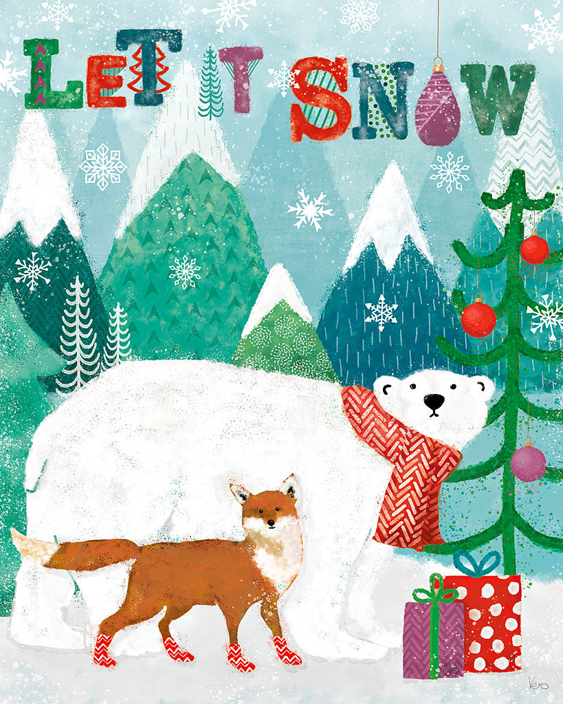 Reproduction of Festive Forest II by Veronique Charron - Wall Decor Art