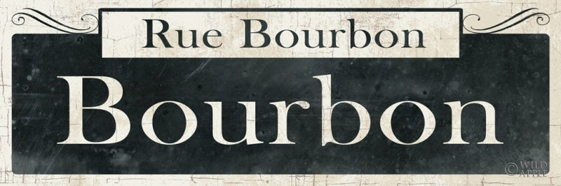 Reproduction of French Quarter Sign I by Wild Apple Portfolio - Wall Decor Art