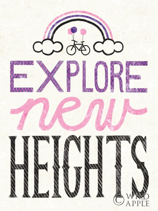 Explore New Heights Pink Purple
