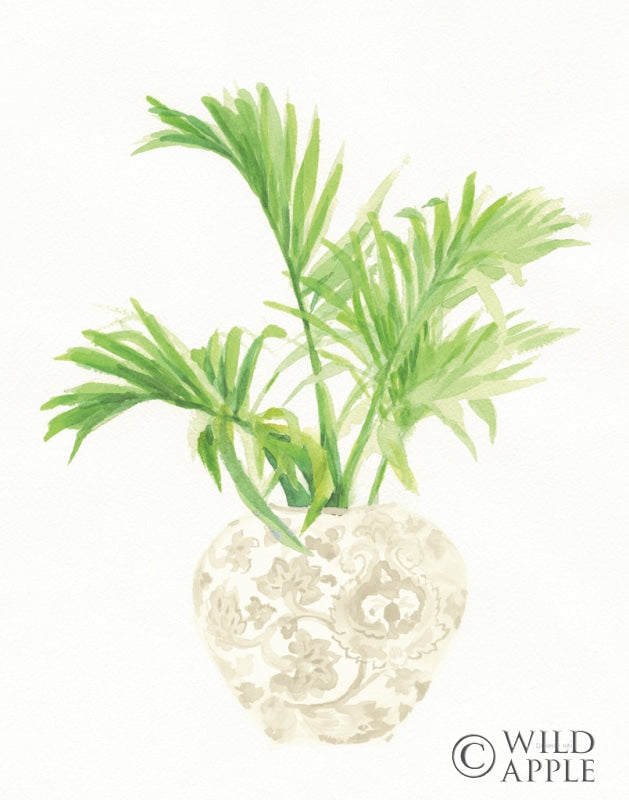 Reproduction of Palm Chinoiserie II Cream by Danhui Nai - Wall Decor Art