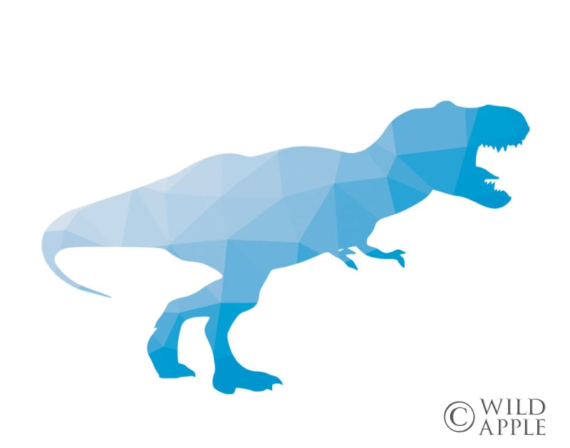 Reproduction of Geo Dinosaur I by Wild Apple Portfolio - Wall Decor Art