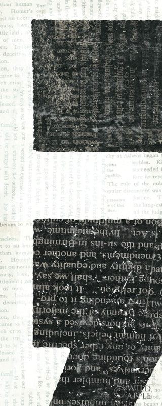 Reproduction of Punctuated Black VI by Michael Mullan - Wall Decor Art