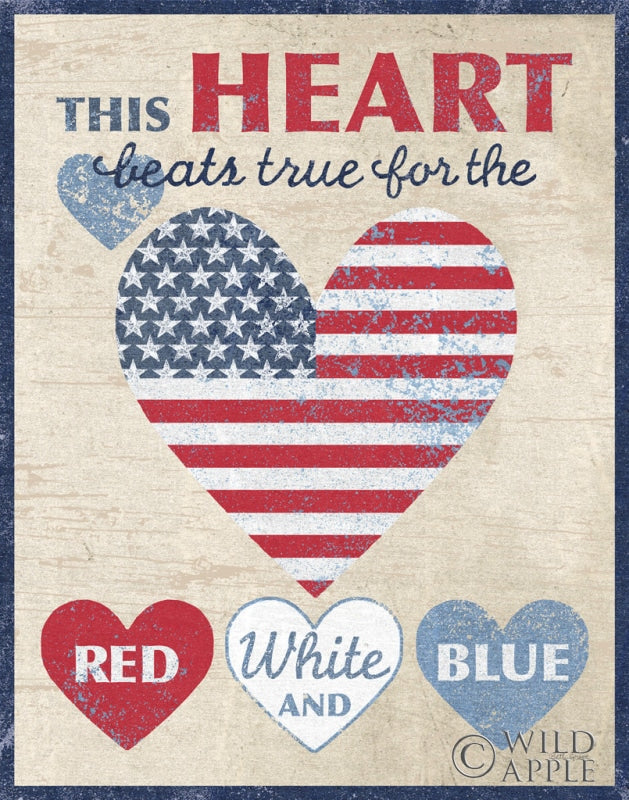 Reproduction of This Heart Dark by Beth Grove - Wall Decor Art