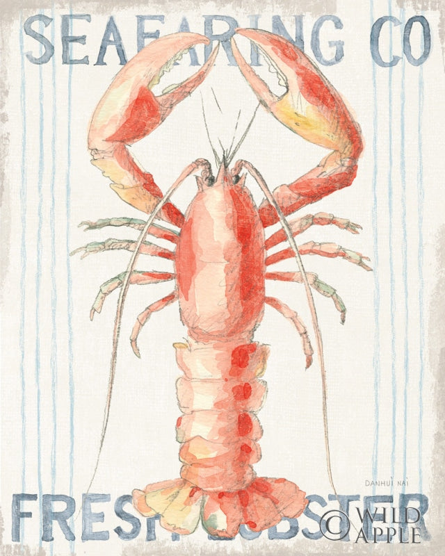 Reproduction of Floursack Nautical II by Danhui Nai - Wall Decor Art