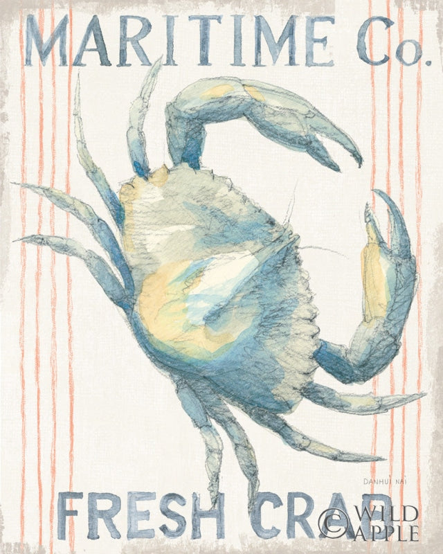 Reproduction of Floursack Nautical III by Danhui Nai - Wall Decor Art