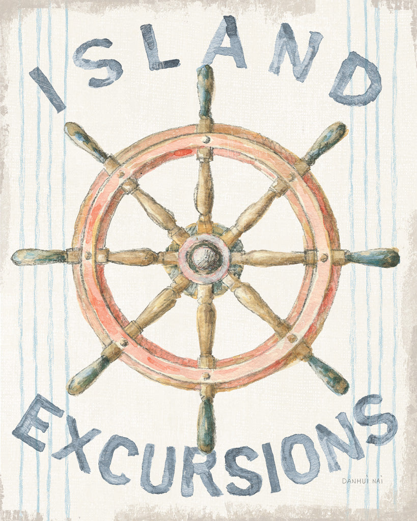 Reproduction of Floursack Nautical IV by Danhui Nai - Wall Decor Art