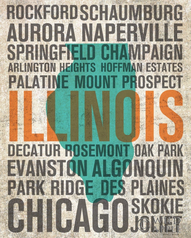 Reproduction of Illinois Bright by Michael Mullan - Wall Decor Art