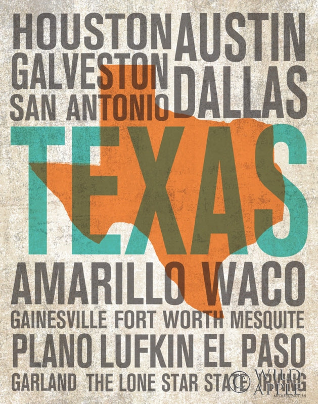 Reproduction of Texas Bright by Michael Mullan - Wall Decor Art