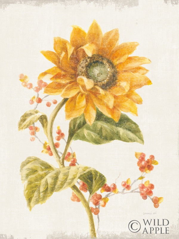 Reproduction of Floursack Autumn I v2 Crop by Danhui Nai - Wall Decor Art