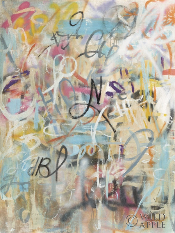 Reproduction of Graffiti Freedom Muted by Danhui Nai - Wall Decor Art