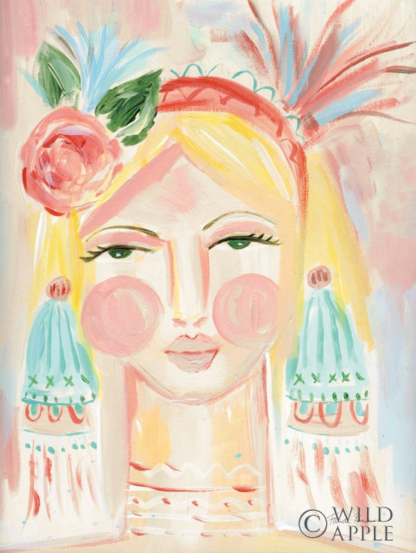 Reproduction of Fresh Face II Neutral by Farida Zaman - Wall Decor Art