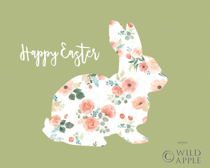 Reproduction of Blooming Delight Bunny II by Jenaya Jackson - Wall Decor Art