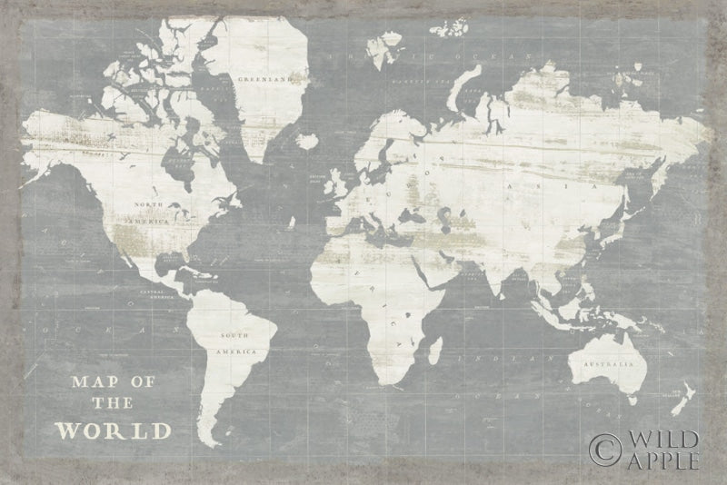 Slate World Map