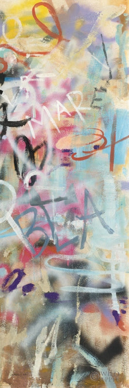 Reproduction of Graffiti Love Panel II by Danhui Nai - Wall Decor Art