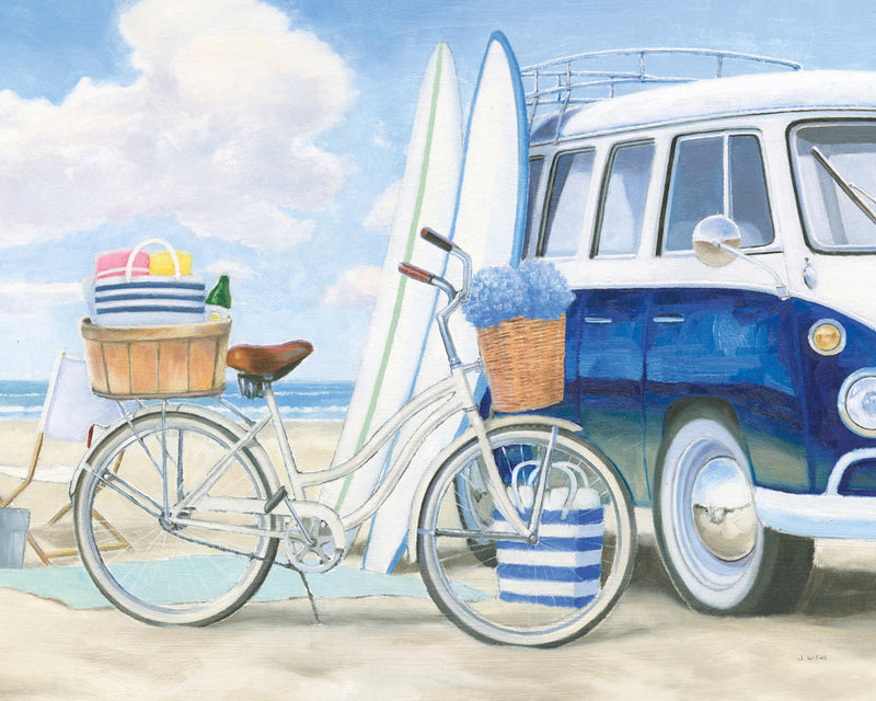 Reproduction of Beach Time I Crop by James Wiens - Wall Decor Art