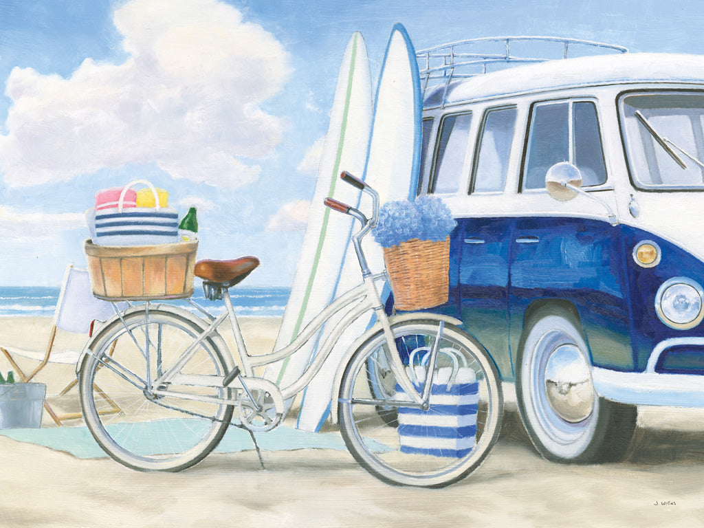 Reproduction of Beach Time I Crop by James Wiens - Wall Decor Art