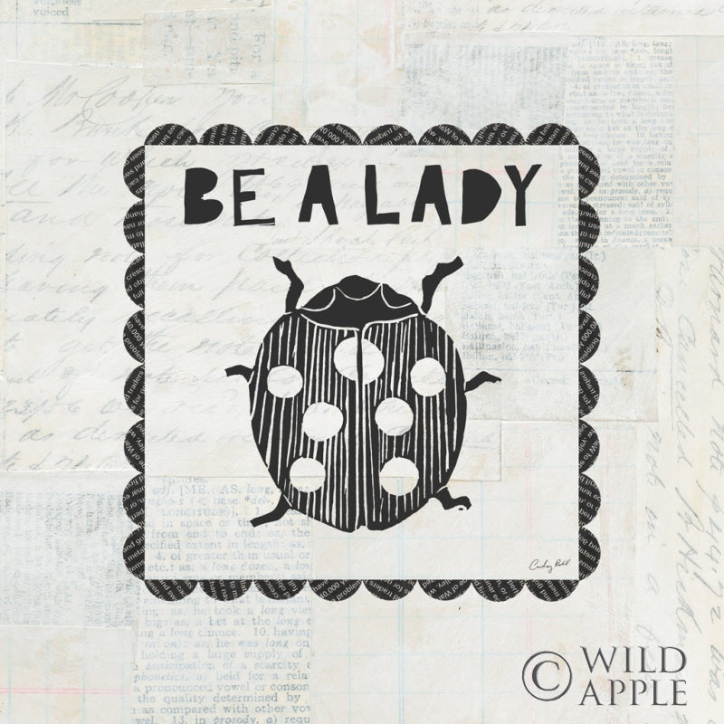 Ladybug Stamp Be A Lady